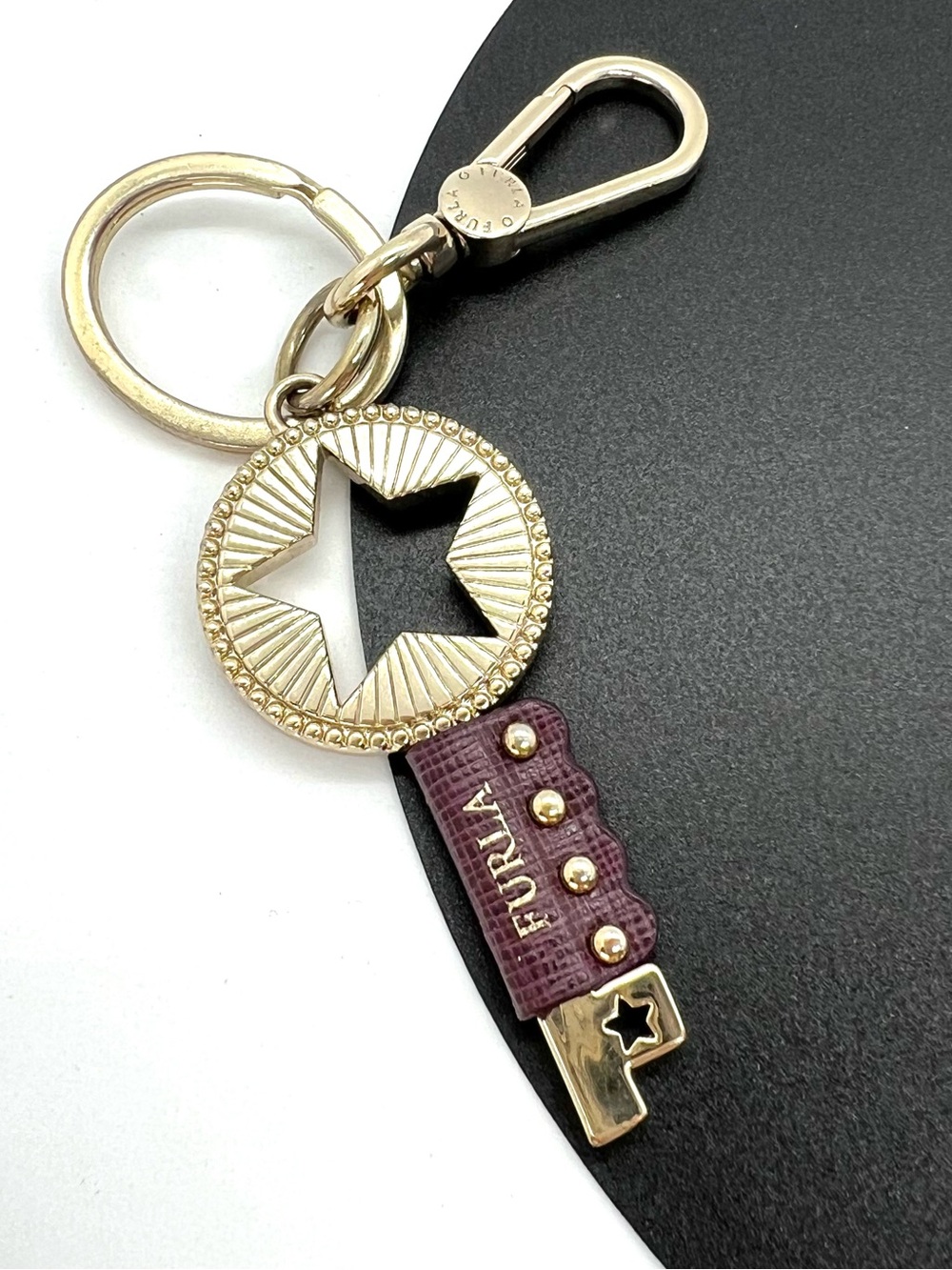 AUTHENTIC FURLA STAR KEY CHARM / KEYRING BAG CHARM